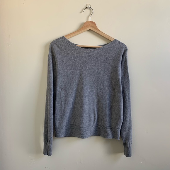 Abercrombie & Fitch Sweaters - 🌿Abercrombie & Fitch Gray Boatneck Dolman Top